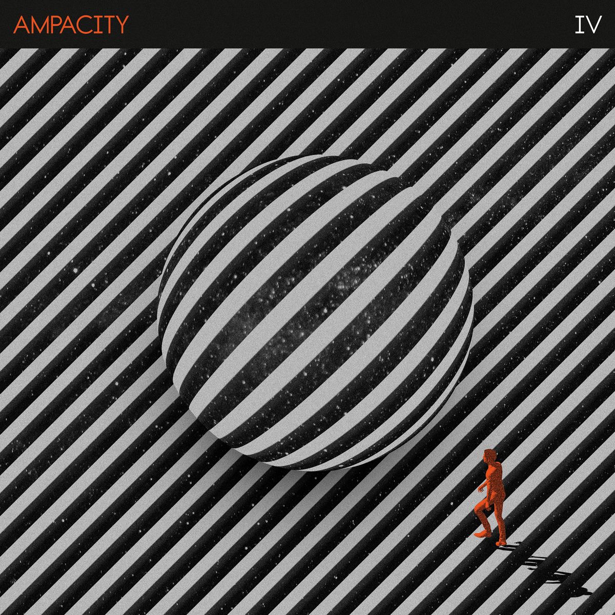 The cover for Ampacity IV was created as a visual interpretation of the band's expansive and atmospheric sound.